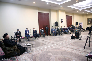 دیدار اعضای شورای عالی و هیات رئیسه سازمان نظام پرستاری با سید حسن خمینی