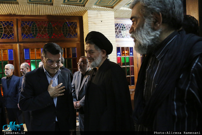 مراسم ختم مادر حجت الاسلام و المسلمین محتشمی پور در مسجد نور-2