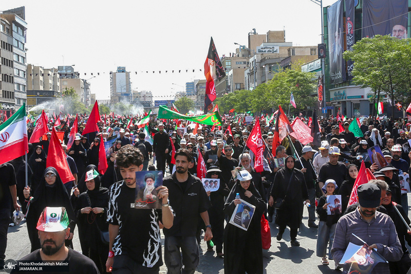 مراسم تشییع پیکر مطهر رهبر شهید انقلاب در تهران -6