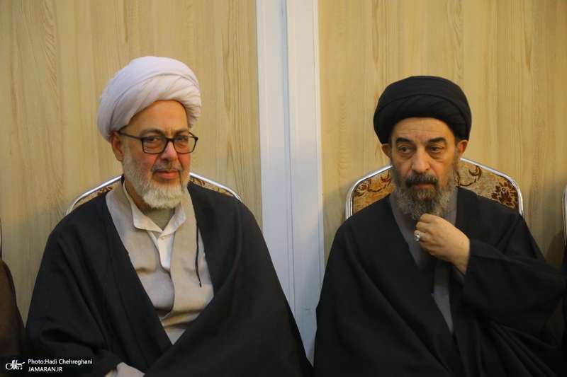 مراسم چهلمین روز درگذشت مرحوم آیت الله سید هادی سیستانی در قم‎