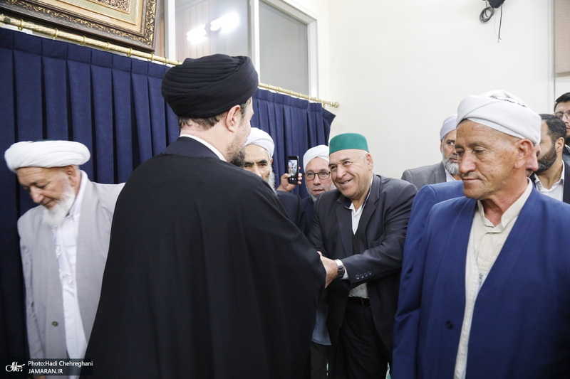 دیدار جمعی از اهالی اهل سنت استان گلستان با سید حسن خمینی