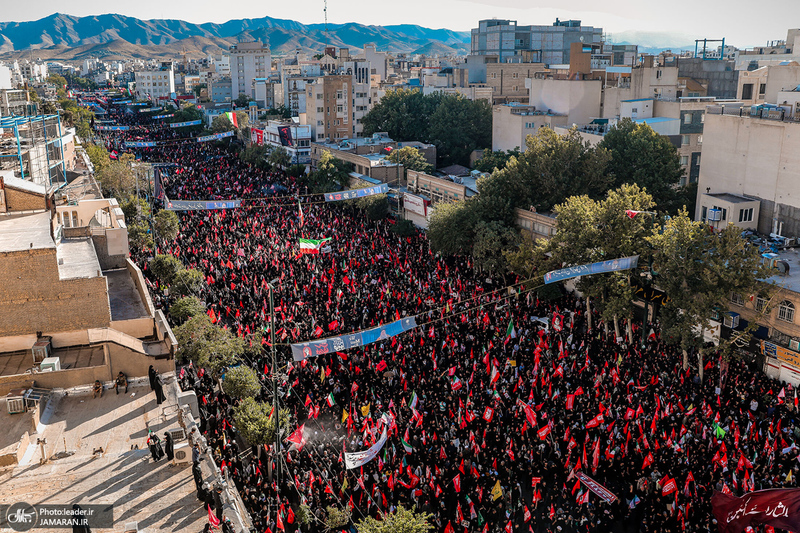 تشییع پیکر مطهر رهبر شهید انقلاب اسلامی در مشهد مقدس