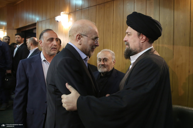 مراسم چهلمین روز درگذشت آیت الله بجنوردی در دائره المعارف بزرگ اسلامی - 1