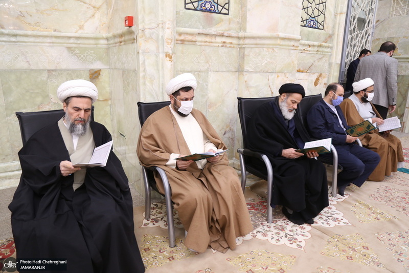 مراسم بزرگداشت آیت الله ری شهری (ره) در مسجد اعظم قم‎