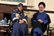 دیدار «آذر منصوری» رئیس جبهه اصلاحات با «سید محمد خاتمى»