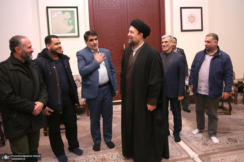 دیدار اعضای هیئت امنای هیئت رزمندگان اسلام مدافع حرم با سید حسن خمینی