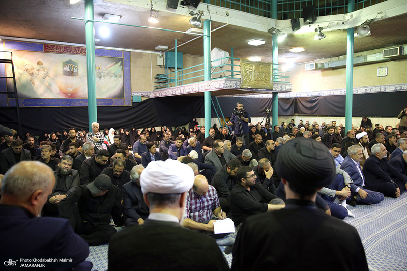 مراسم عزاداری هیئت جامعه اسلامی ورزشکاران در حسینیه جماران