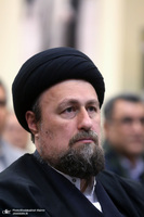 دیدار  رئیس و جمعی از اعضای اتاق اصناف تهران‌ با سید حسن خمینی