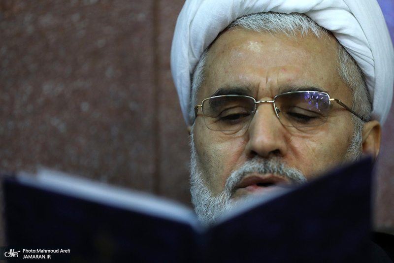 مراسم ختم محمد نخجوان پور، داماد آیت‌الله شهید مصطفی خمینی(ره)