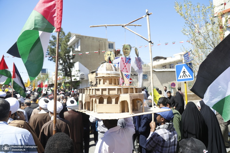 راهپیمایی باشکوه روز قدس در قم - 1