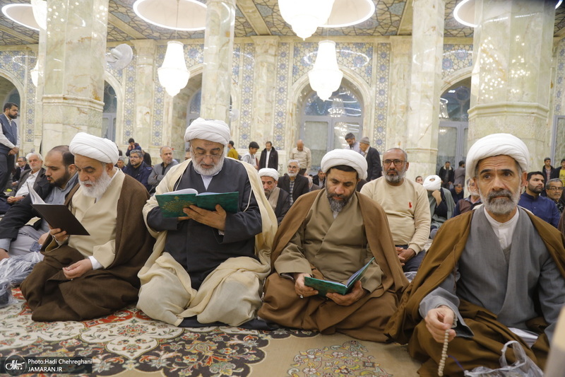 مراسم بزرگداشت آیت الله امامی کاشانی (ره) در مسجد اعظم قم