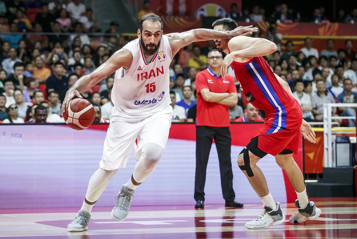 "حدادی"  بهترین سنتر جام جهانی بسکتبال تا پایان دور دوم