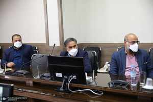 دیدار سرپرست موسسه تنظیم و نشر آثار امام خمینی(س) با مدیر حوزه علمیه خراسان / سید مصباح عاملی