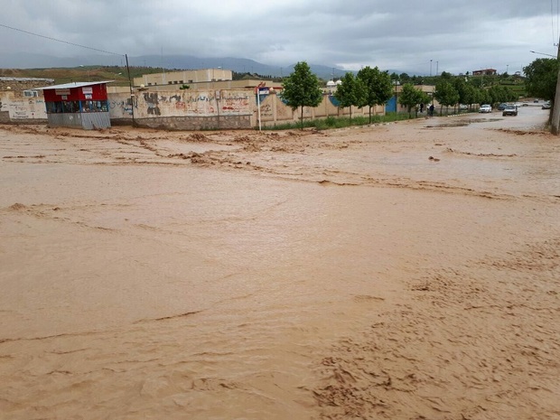 سیل موجب آبگرفتگی در برخی مناطق خراسان شمالی شد