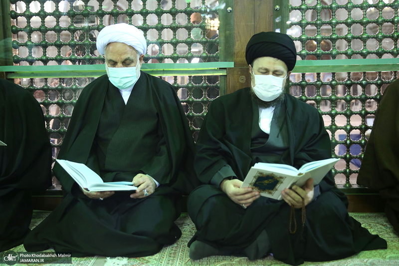 تجدید میثاق رئیس قوه قضاییه و مسئولان قضایی با آرمان‌های امام خمینی(س)