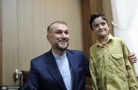  امیرعبداللهیان بازدید وزیر امور خارجه از خانه ای‌بی و کودکان پروانه‌ای (14)