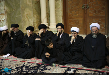 مراسم عزاداری شب شهادت حضرت فاطمه زهرا(س) در حرم مطهر امام خمینی(ره)