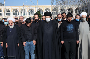 مراسم تشییع و خاکسپاری سید احمد میریان در حرم مطهر امام خمینی