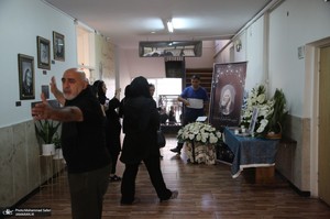 مراسم تشییع ثمینه باغچه‌بان