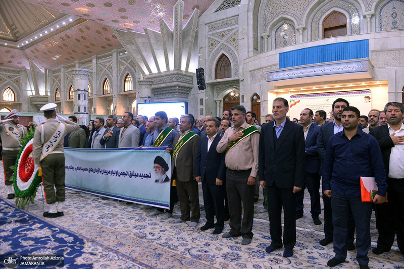 تجدید میثاق انجمن اولیا و مربیان با آرمان های حضرت امام خمینی (س)