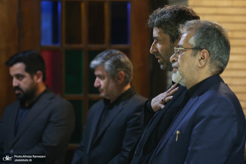 مراسم ختم مادر مهدی طباطبایی