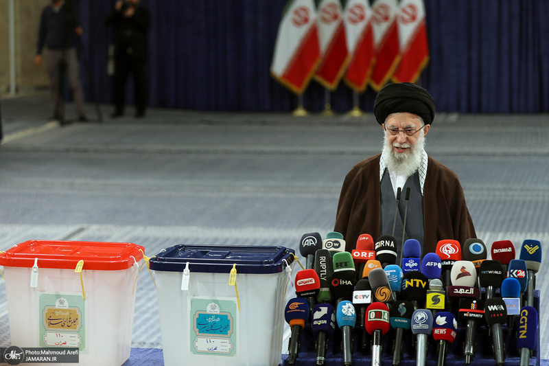  حضور رهبر انقلاب در انتخابات مجلس شورای اسلامی و مجلس خبرگان رهبری 