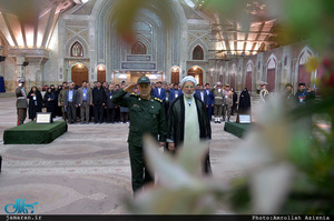 تجدید میثاق خانواده معظم شهدای راه آهن با آرمان های حضرت امام(س)