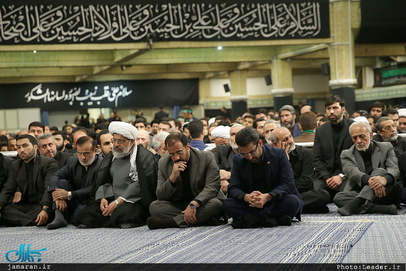 دومین شب مراسم عزاداری حضرت اباعبدالله الحسین(ع) با حضور رهبر معظم انقلاب 
