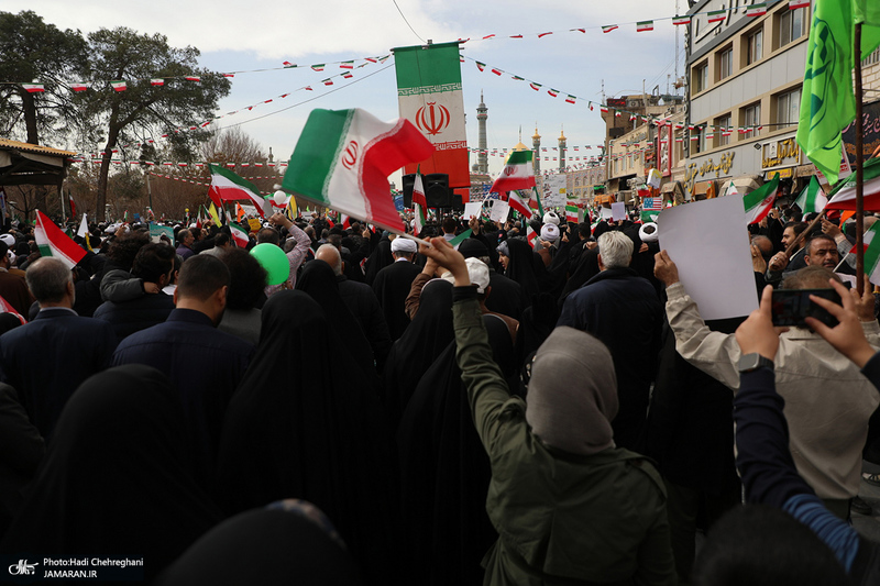 راهپیمایی 22 بهمن در قم