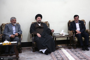 دیدار رئیس و اعضای هیأت رئیسه کمیته ملی پارالمپیک با سید حسن خمینی