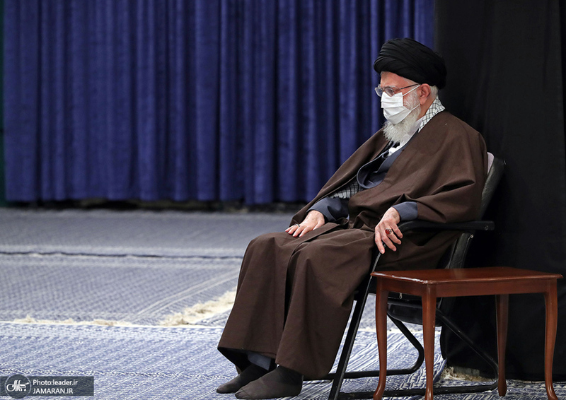 مراسم عزاداری رحلت رسول اکرم(ص) و شهادت امام حسن مجتبی(ع) با حضور رهبر معظم انقلاب