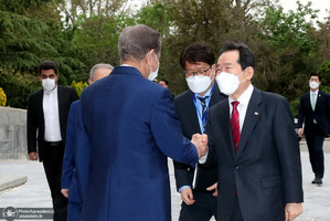 استقبال جهانگیری از نخست وزیر کره جنوبی