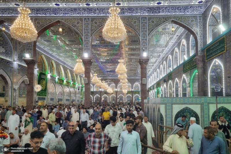 شب میلاد امام دضا (ع) در کربلا