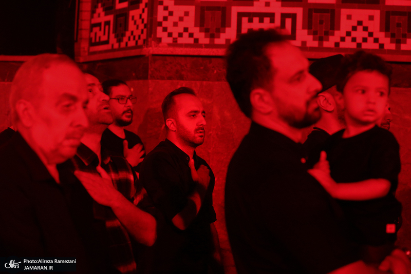 مزاسم شب تاسوعای حسینی (ع) در امام زاده صالح (ع)