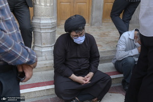 مراسم تشییع حجت الاسلام و المسلمین سید محمد جواد حسینی کاشانی(ره)