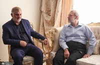 علی لاریجانی به دیدار خانواده‌ی شهید مهدی ربانی رفت (4)