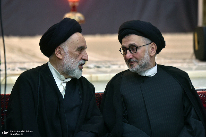 مراسم عزادارای شب عاشورا در حرم مطهر امام خمینی