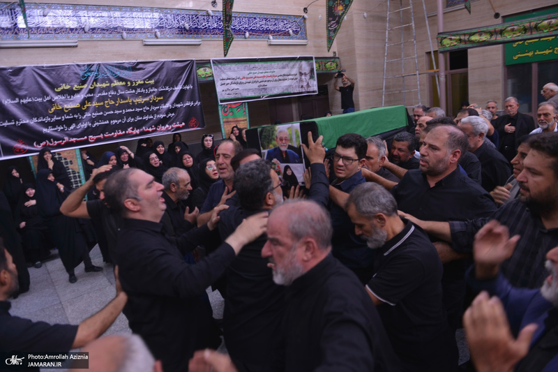 مراسم تشییع سیدعلی صنیع خانی از مسجد الرسول (ص) نازی آباد