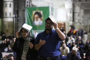 احیای شب نوزدهم ماه رمضان در حرم مطهر امام خمینی (س)