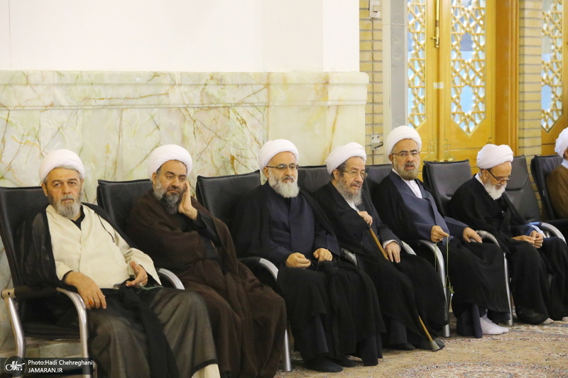 مراسم اولین سالگرد علامه حسن زاده آملی (ره) در حرم حضرت معصومه (س)‎‎