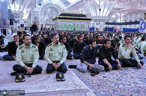 عزاداری دانشجویان دانشگاه علوم انتظامی امین در حرم مطهر امام خمینی(س)