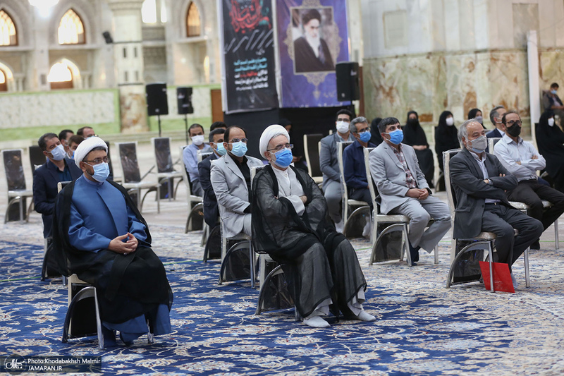 دیدار سرپرست و کارکنان موسسه تنظیم و نشر آثار امام خمینی(س) با سید حسن خمینی