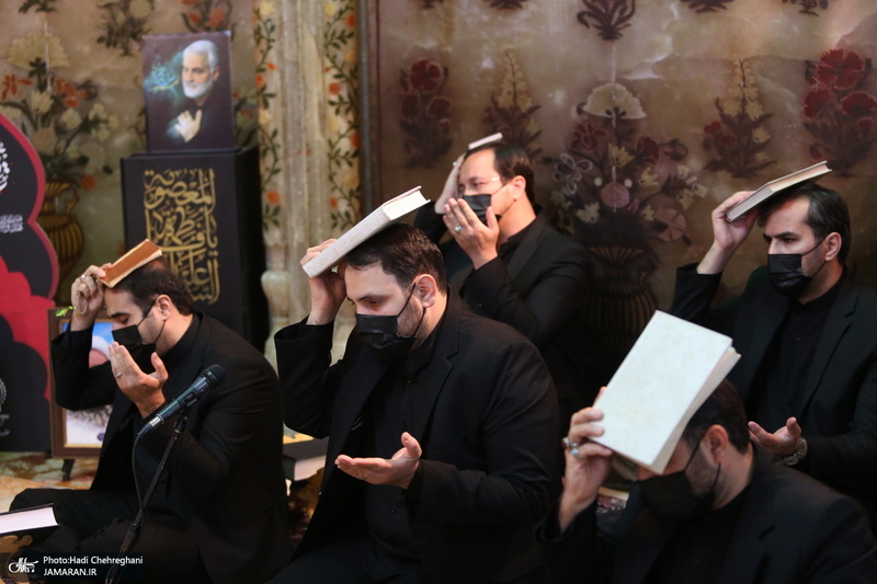 مراسم احیای شب بیست و یکم ماه رمضان در حرم کریمه اهل بیت(س)