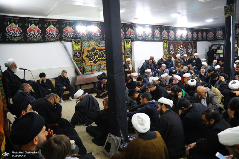 دومین شب عزاداری حضرت فاطمه (س) در بیت آیت الله دوستی زنجانی‎