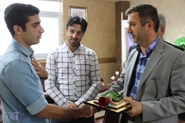 تجلیل مدیر کل تعاون، کار و رفاه اجتماعی مازندران از قهرمان جهانی ورزش کارگری