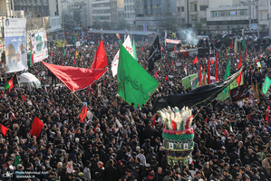 حضور میلیون ها تهرانی در تشییع پیکر مطهر سردار قاسم سلیمانی - 2