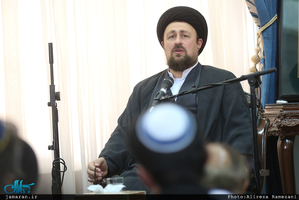 دیدار اعضای ستاد مرکزی برزگداشت حضرت امام خمینی(س) با سید حسن خمینی 