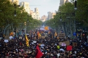 اعتصاب و اعتراض در کاتالونیا/ نطق نادر پادشاه/ اعلام استقلال تا چند روز دیگر+ تصاویر