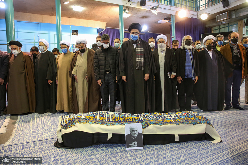 مراسم تشییع حجت الاسلام و المسلمین علی اصغر سعادتی در حسینیه جماران