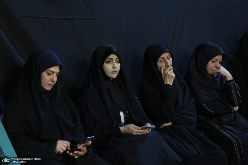 مراسم عزاداری هیئت «حسین جانم» در حسینیه جماران